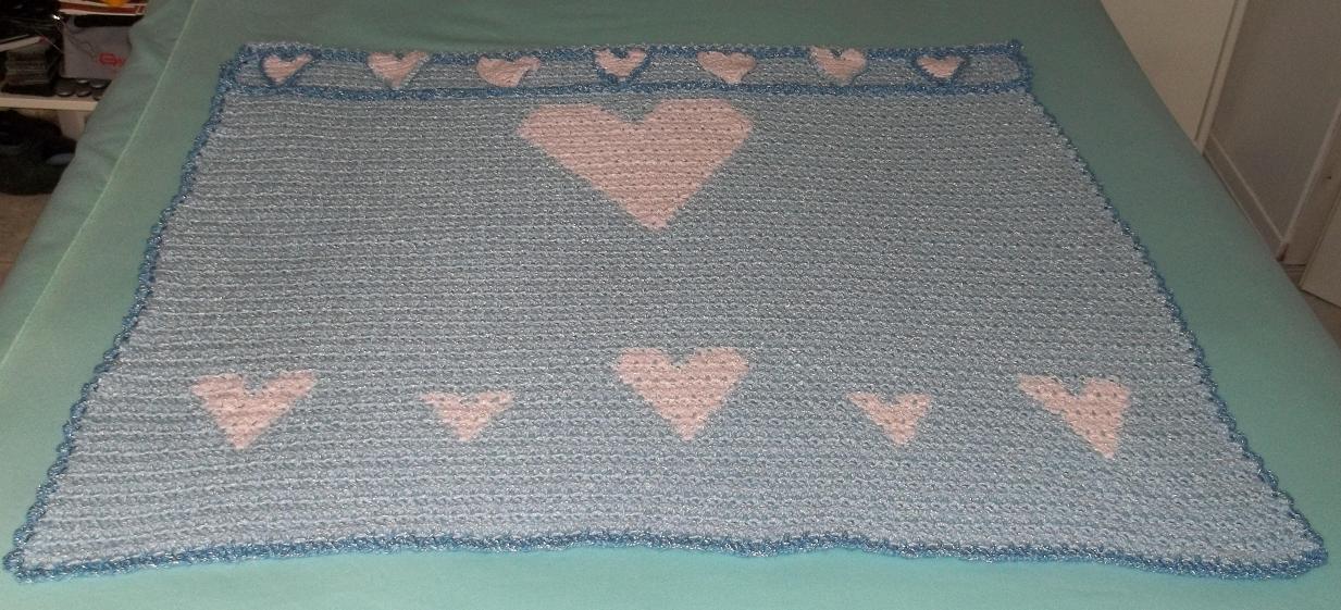Couverture en coeur, Aline
