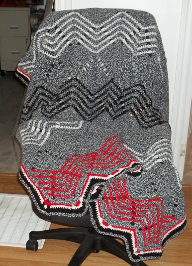 Couverture en chevrons,  Aline