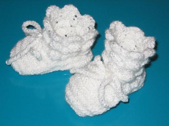 Chaussons bébés (vagues), Aline