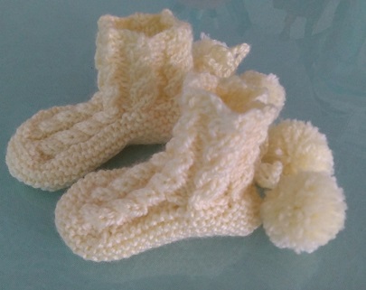 Chaussons pour bébé par Aline