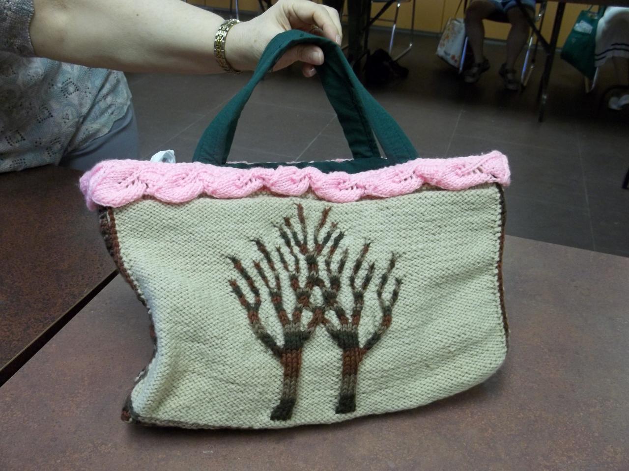 Sac de tricot ou fourre-tout endos, Yolande