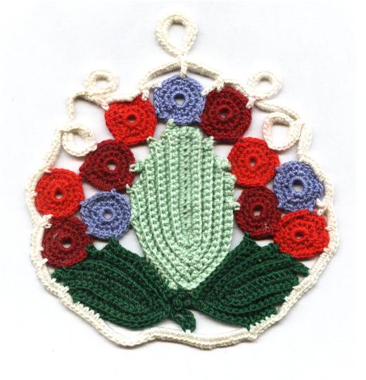 Sous-verre crochet irlandais, Aline